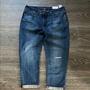 Chico’s So Slimming Cropped Jeans Sz 2 (12)